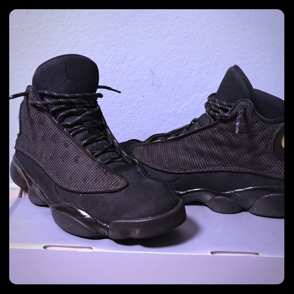 jordan 13 black reflective